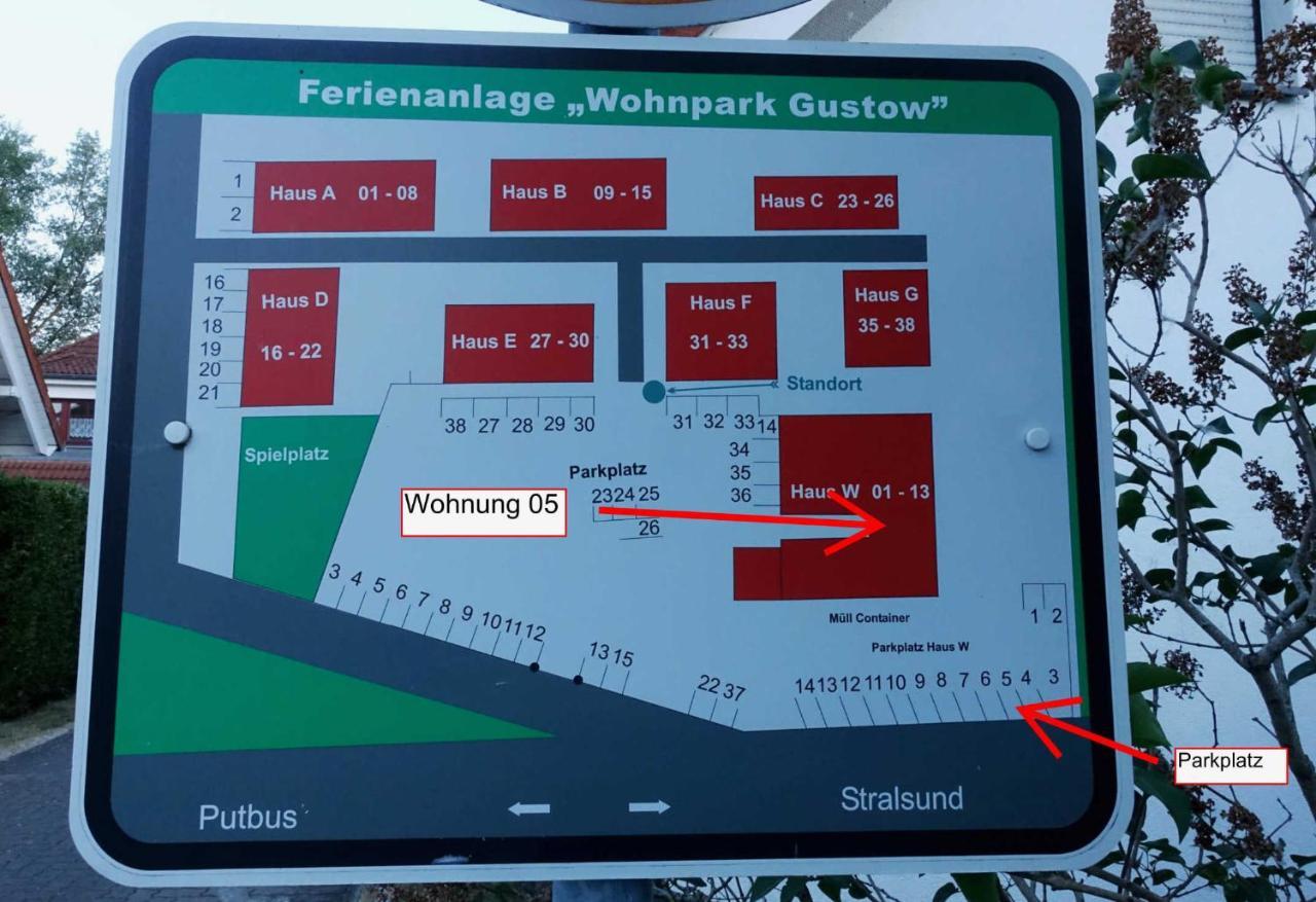 Ferienwohnung Mit Terrasse Gustow  Dış mekan fotoğraf